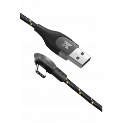 USB Type-c 舒適直角充電線 2.5M