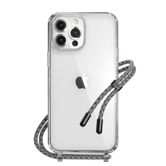 Play Transparent phone Case with Crossbody Lanyard